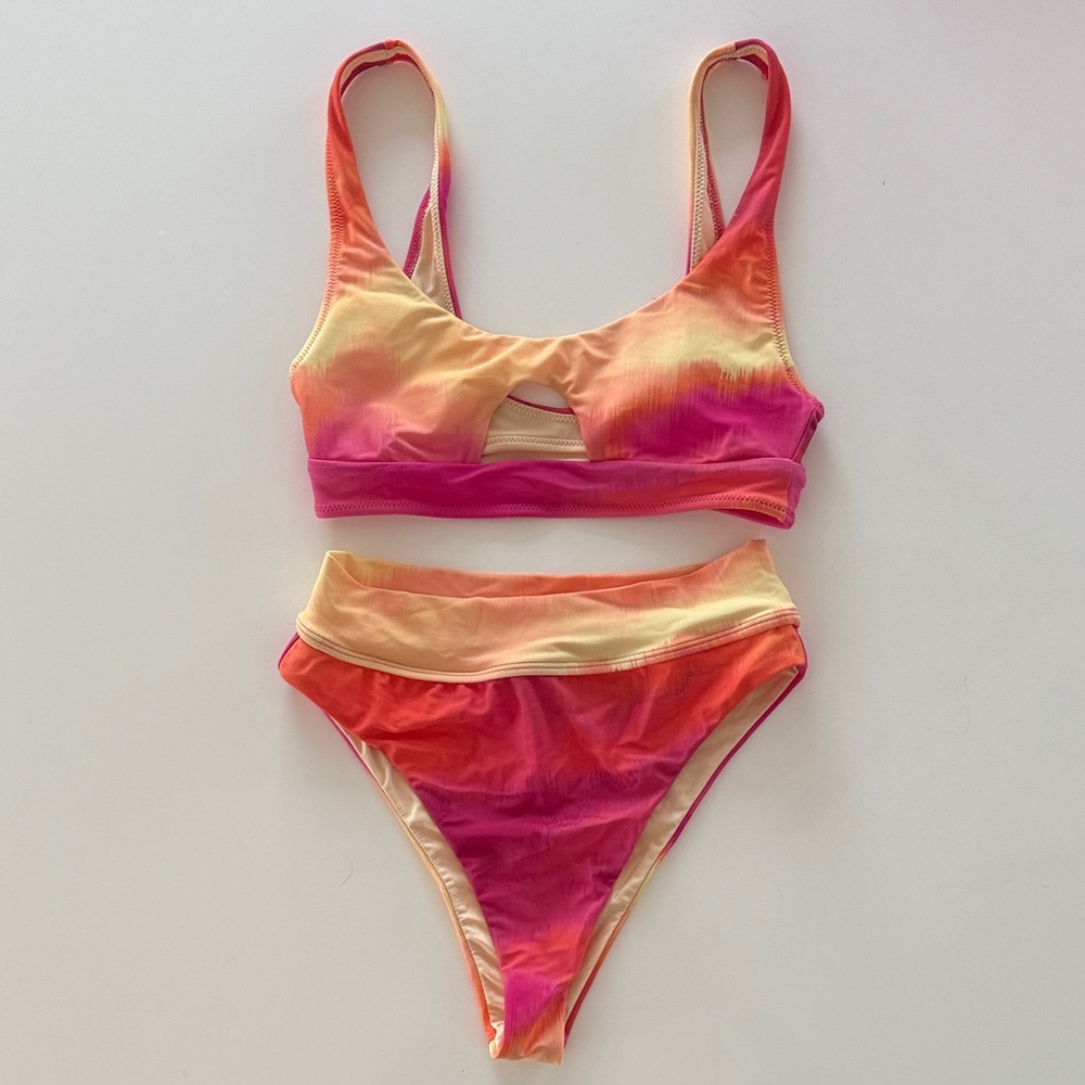 Vibrant Tie-Dye Bikini Set
